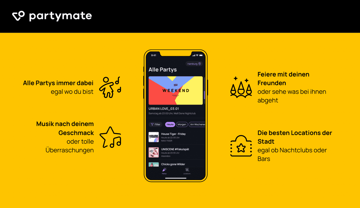 Partymate (Backend and Mobile)